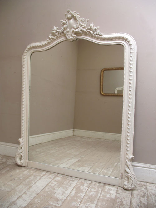 IMW2891 Huge Old French Mirror