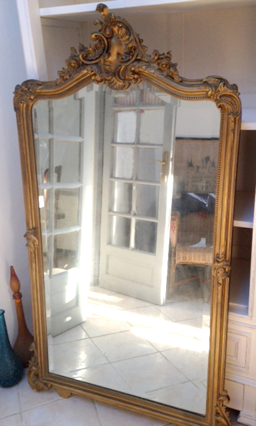 IMW4151 Beautiful Antique French Rococo Style Mirror