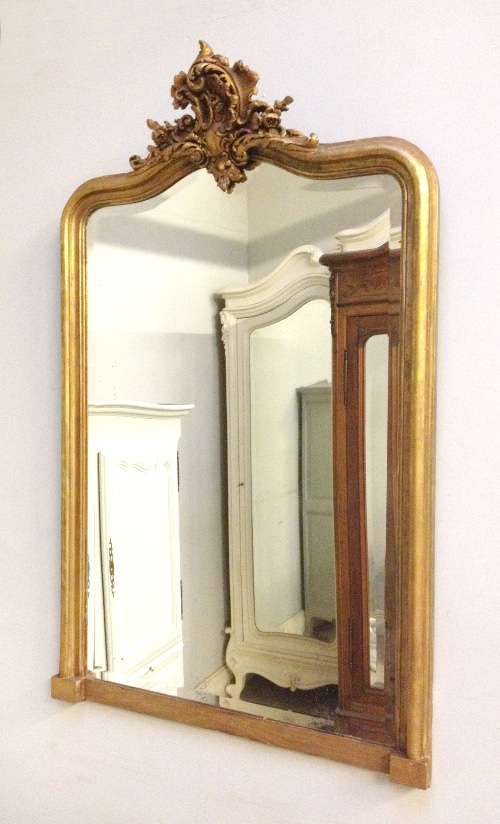 IMW4200 Beautiful Antique French Rococo Style Mirror