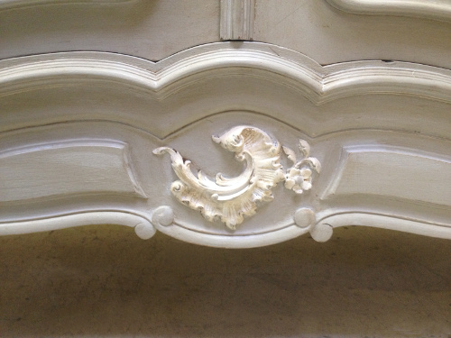 IF4034 ANTIQUE FRENCH ROCOCO DOUBLE ARMOIRE