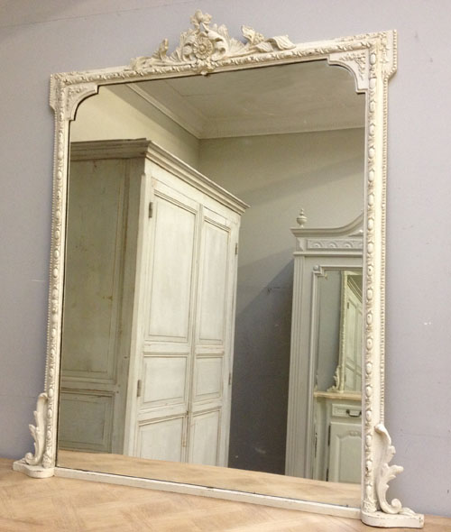 Imw3388 Painted Victorian Overmantle Mirror Imw3388 Painted Victorian Overmantle Mirror, Victorian Overmantle Mirror White
