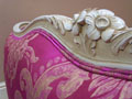 bright fabric close up